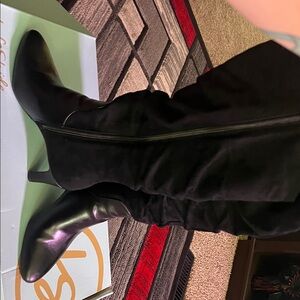 Life Stride Black Over the Knee Boots